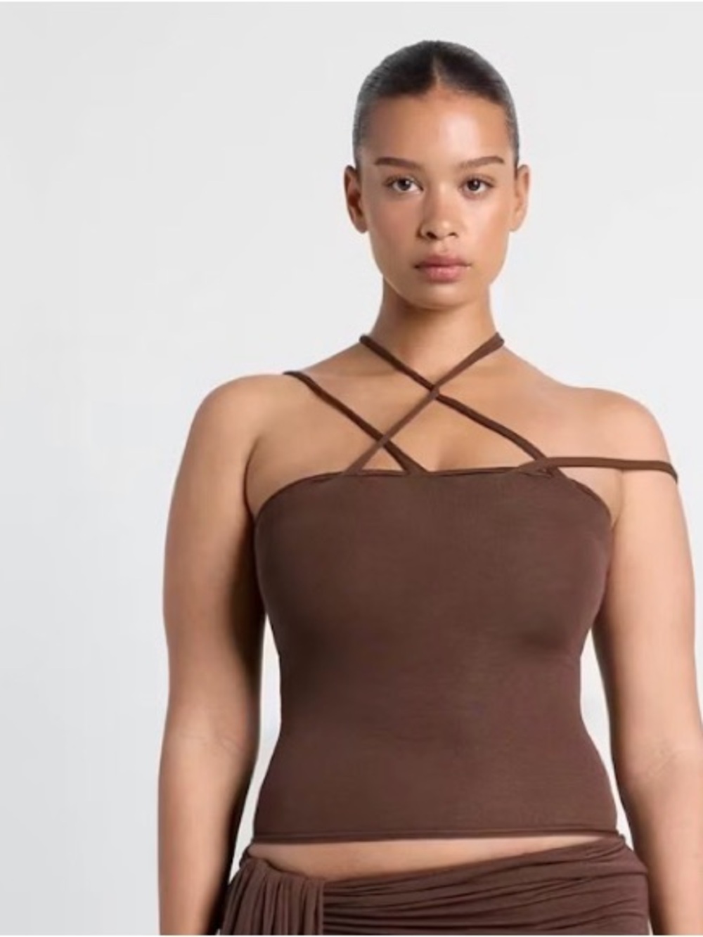 VETTESE X SKIMS convertible
Sheer Modal Top